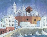 Walter Gramatte Cadiz oil on canvas